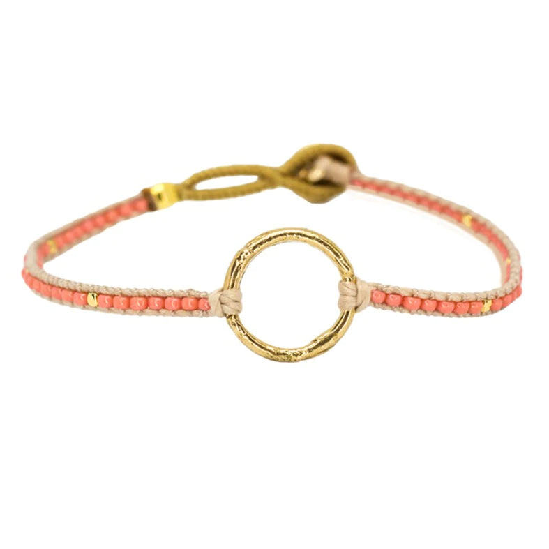 Jill Circle Armband - watermelon