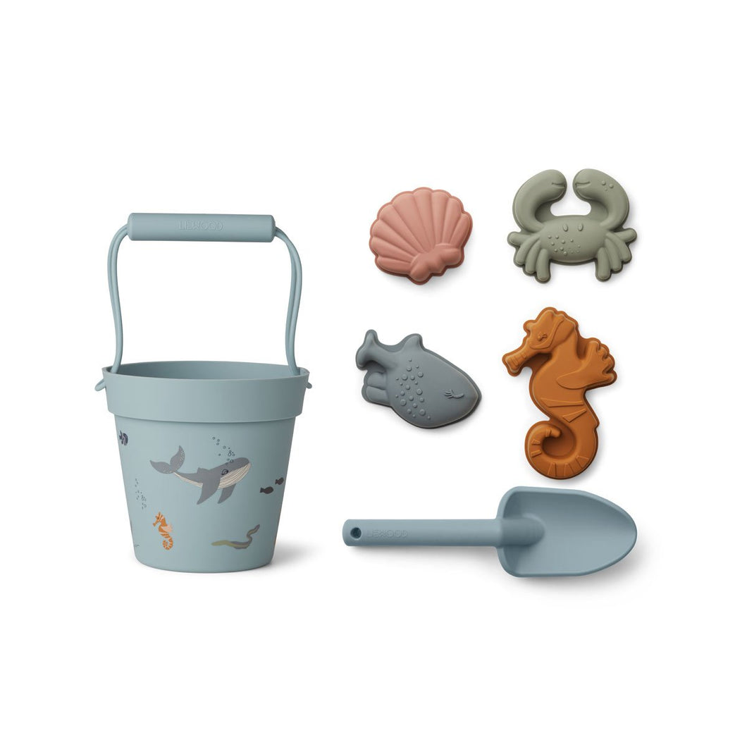 Dante Strand Set - Sea blue multi mix