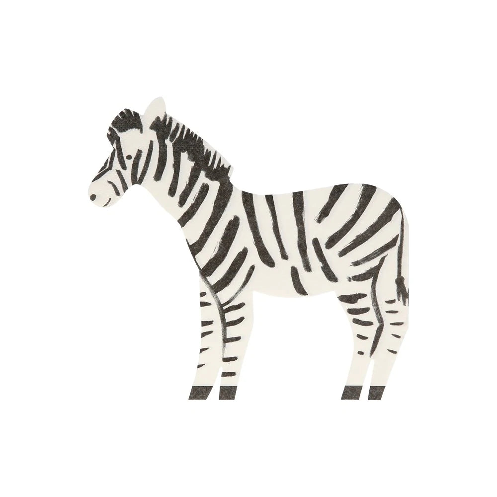 Safari Zebra Servietten