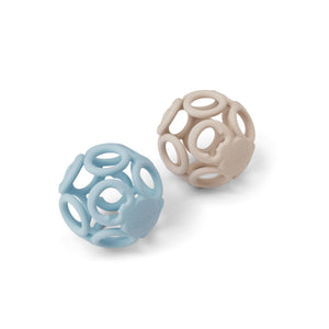 Jasmin teether ball - Sandy sea blue mix