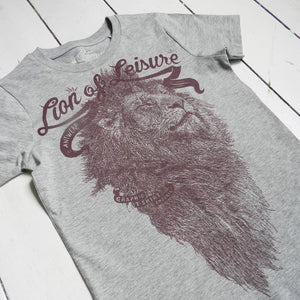 T-shirt - Lion of Leisure logo