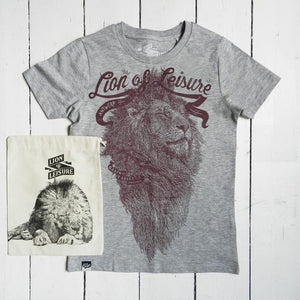 T-shirt - Lion of Leisure logo