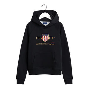 Archive Shield Hoodie - schwarz
