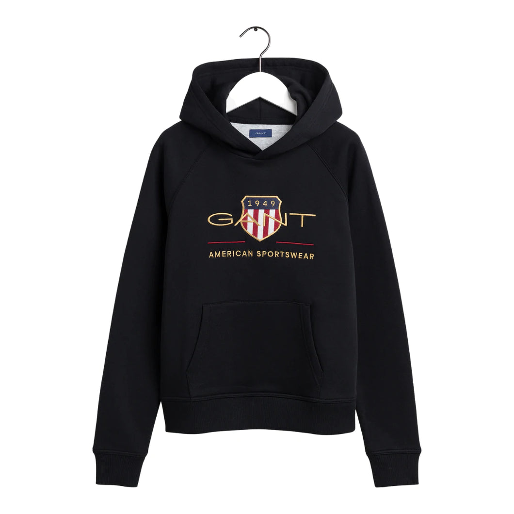 Archive Shield Hoodie - schwarz