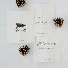 Lade das Bild in den Galerie-Viewer, Schwammtücher Let it snow 3er Set
