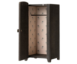 Mini Vintage Wandschrank, Anthrazit