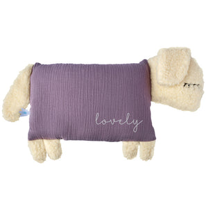 Kuschelschaf - Mauve mit Stick