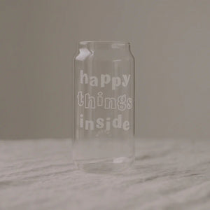 Hohes Trinkglas - Happy Things