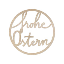 Lade das Bild in den Galerie-Viewer, Holzkranz Frohe Ostern
