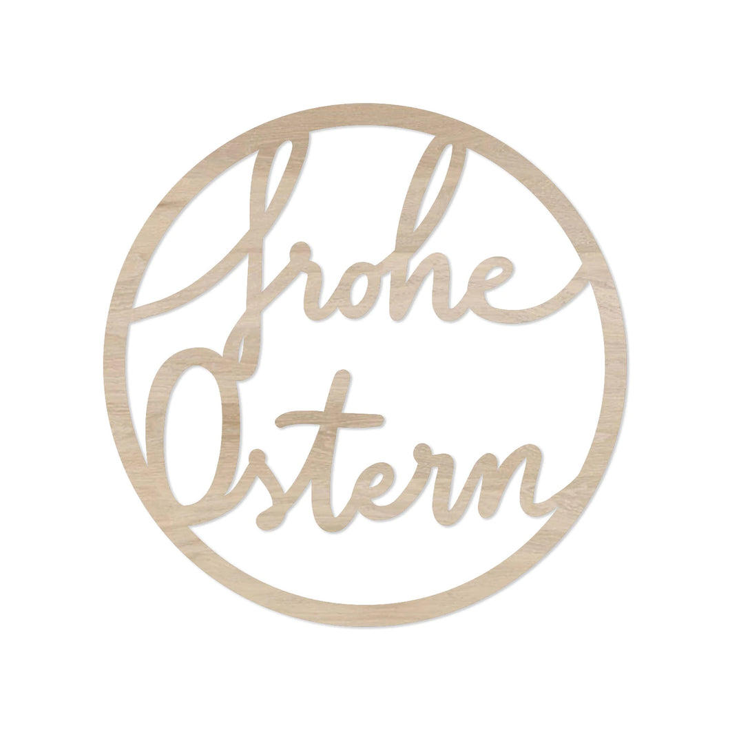 Holzkranz Frohe Ostern